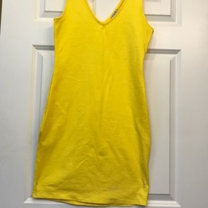 Women’s yellow dress